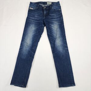 Diesel Jeans Boy’s Blue Denim Thanaz J US Skinny Distressed Leg Size 10